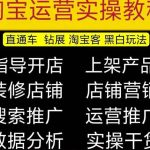 2023淘宝开店教程0基础到高级全套视频网店电商运营培训教学课程（2月更新）