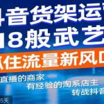 抖音电商新机会，抖音货架运营18般武艺，抓住流量新风口