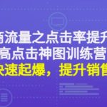 电商流量之点击率提升班+高点击神图训练营：快速起爆，提升销售！