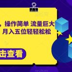 合同模板掘金，操作简单流量巨大的冷门项目，月入五位轻轻松松【揭秘】