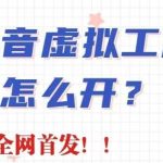 抖音虚拟工厂项目，全新赛道，无需出镜，冷门暴力，30天带货40w+【揭秘】