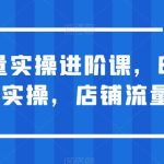 淘宝流量实操进阶课，8-15天放大流量实操，店铺流量不用愁